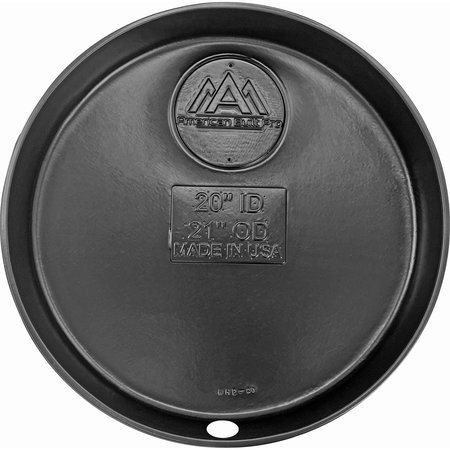AMERICAN BUILT PRO Water Heater Pan, 20 in ID, PreDrilled, Durable HDPE Plastic w Drain Hose Adapter WHP20-1D